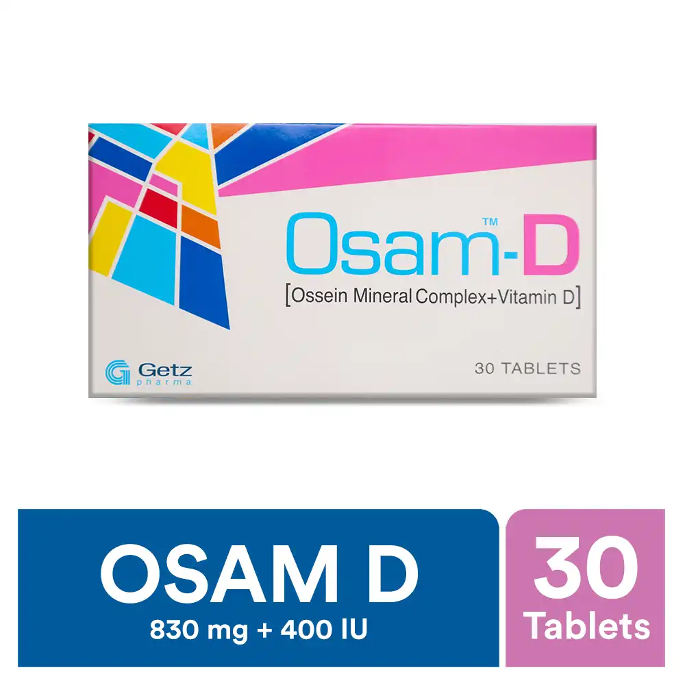 Osam D Tablets 830mg/400iu